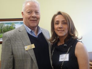 Glendale City Manager Jerry Peters and Sheedeh Kerman, Doctors Express Managing Partner
