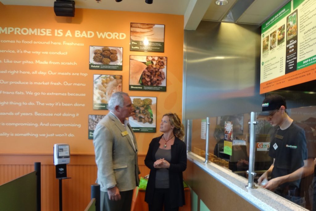 Meet and Eat Garbanzo Mediterranean Grill Greater Glendale Chamber